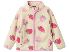 Name It fleece jacket fog with strawberry print